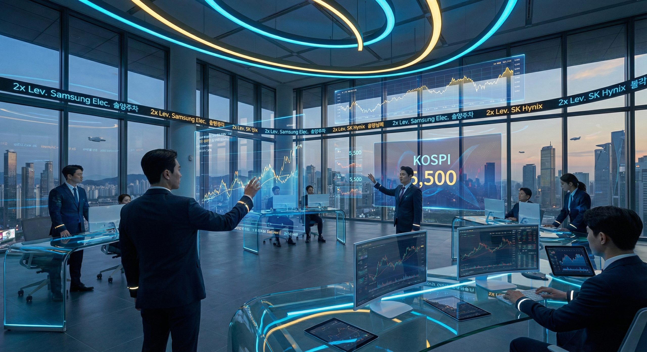 Single-Stock Leveraged ETFs Korean stocks