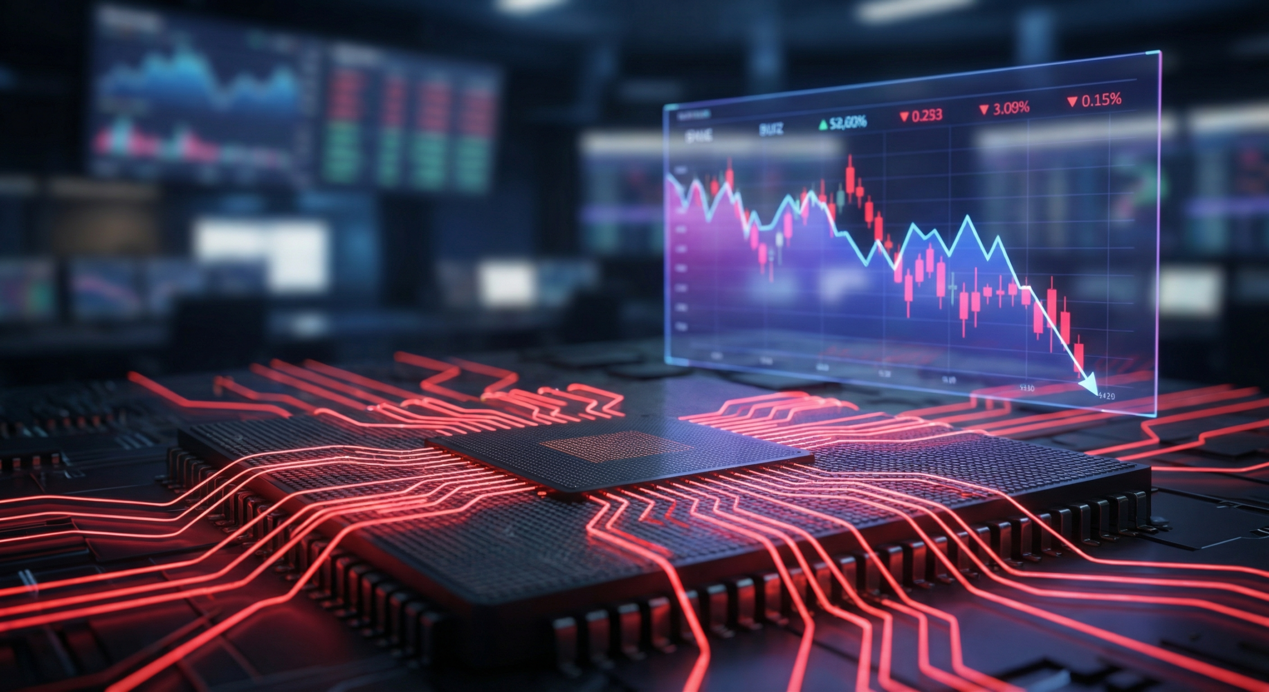 Semiconductor chip fear Korean stocks
