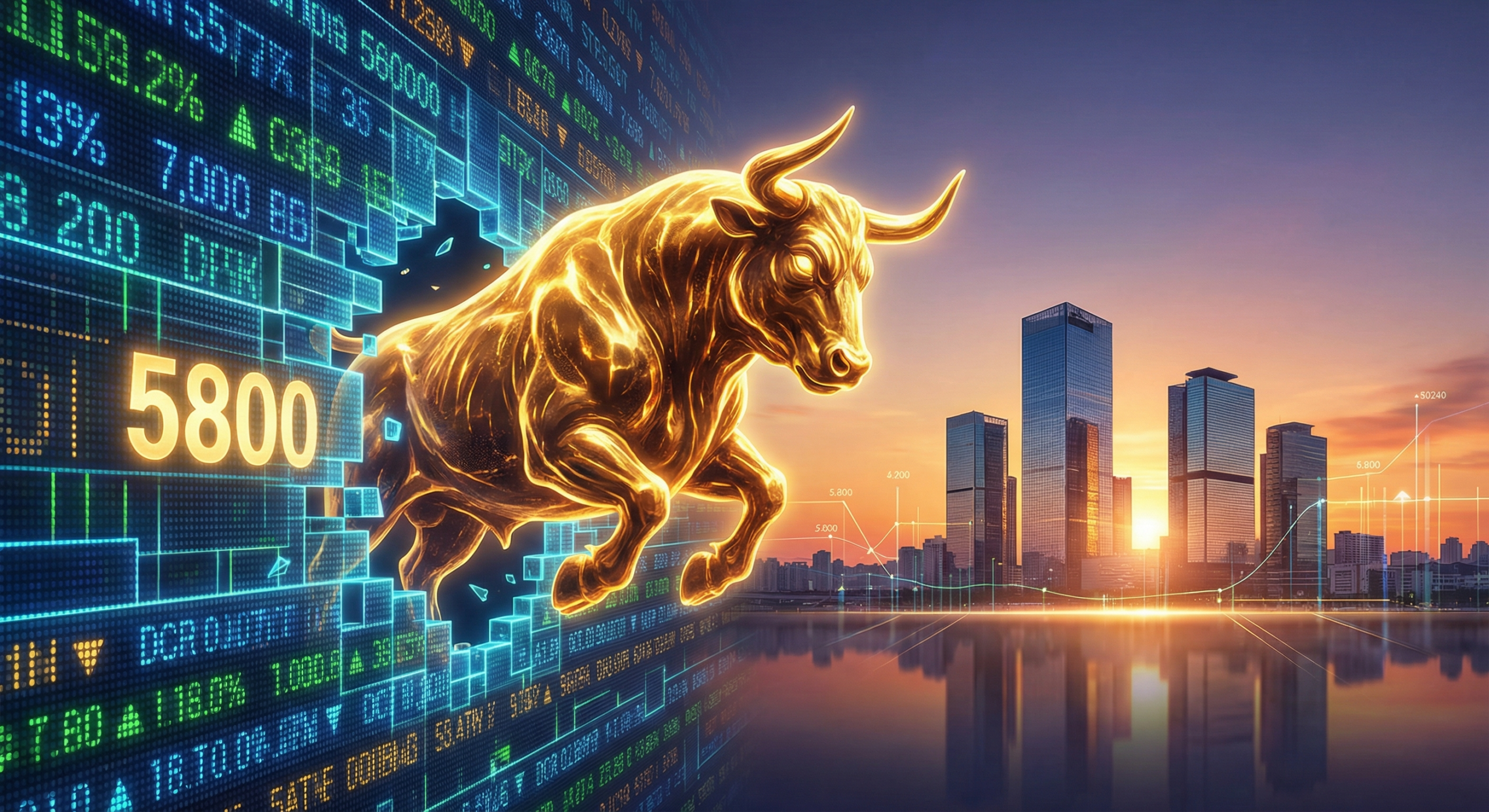 KOSPI 5800 Surge South Korea stock market